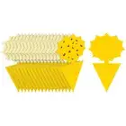 20Pcs Fruit Fly Sticky Traps Double Sided Tree Gnat Traps for Plant(Yellow)