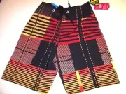 New Volcom 8 slim 8S youth boys board shorts swim trunks 4 way stretch swimsuit
