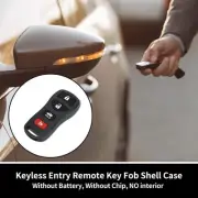 4 Buttons Keyless Entry Remote Fob Key Shell Case for Nissan Armada 2005-2015