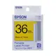 EPSON 標籤色帶 LC-7YBP S628003(黃底黑字/36mm)