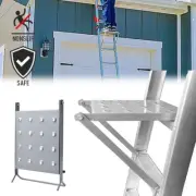 Aluminum Folding Work Platform Drywall Ladder Non-slip Bench