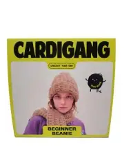 Cardigang 100% Wool Camel-Flage Tan Clyde Beanie Crochet Kit