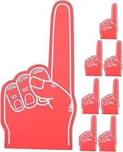 WOONEKY Foam Fingers for Sports Fans 8 Pack Game Day Glove Props Comfortable Lightweight Team Spirit Accessory