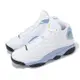 Nike 休閒鞋 Air Jordan 13 Retro 男鞋 白 藍 皮革 Zoom 氣墊 AJ13 13代 414571-170