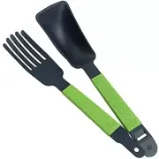 Kuhn Rikon Swiss Tong Tools braising spoon serving fork salad green New