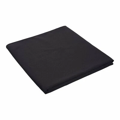 5x Black Square Table Cloth 179x179cm Fabric Linen-Look Function Restaurant