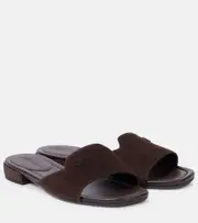 [Jimmy Choo] Jimmy Choo Dina suede mules AU 9 brown