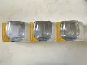 3 x McDonalds Maccas 50 Years The Sesame Seed Wobbling Glass Glasses Cup 2021