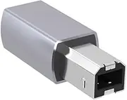 USB B to USB C Adapter USB C Female to Printer Male Converter Type C to USB B Connector Data Sync for Printer