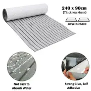 Grey EVA Boat Teak Decking Flooring Sheet Foam Pad Mat for Yacht Marine Bevel