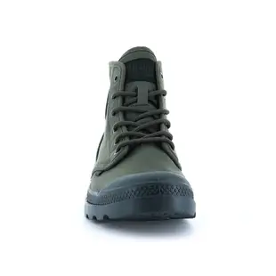 PALLADIUM PAMPA HI HTG SUPPLY有機棉軍靴-中性-墨綠