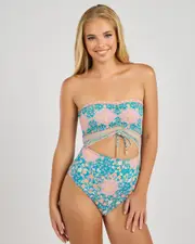 [Billabong] Billabong Women's Sunrise Coast Summer One Piece Size 8 8 Multicolor