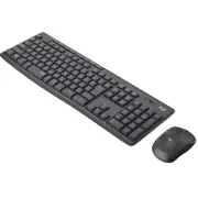 Logitech Wireless Mouse Keyboard Set MK295GP Quiet Water Resistant Wireless 218