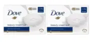 2x Dove Beauty Bar Original 4 X 90g (8 soaps Total)
