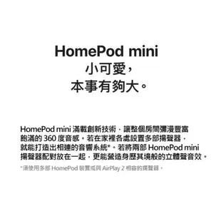 Apple HomePod mini 智慧型音箱 喇叭 黑色