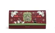 Radley London 12 Days Of Christmas Cranberry Leather Large Flapover Wallet NWTs