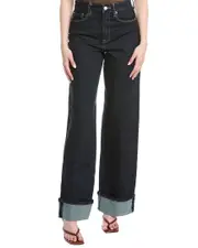 Blank NYC The Franklin Night Break Wide Leg Jean