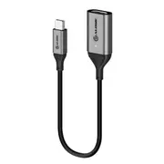 Alogic ULMDPHDA-SGR Ultra 20cm Mini DisplayPort to HDMI 2.0 Adapter - 4K@60Hz - ACTIVE