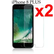 x2 Anti-scratch 4H PET soft film screen protector for Apple iphone 8 PLUS front