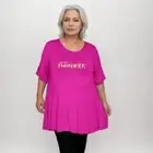 Swing Top with “Over Thinker” Logo
