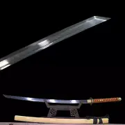 Japanese Katana Handmade Damascus Folded Huancheng Japanese Samurai Sword