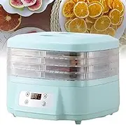 Food Dehydrator Machine, 6 Layer Electric Food Dehydrator with Adjustable Thermostat(35-80℃) and 24H Timer, Household Fruit Dryer for Food, Jerky, Meat, Fruit, Herbs and Vegetable