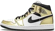 [Jordan] Air 1 Mid Se Metallic Gold/Black-White Mens Dc1419 700 - Size 11