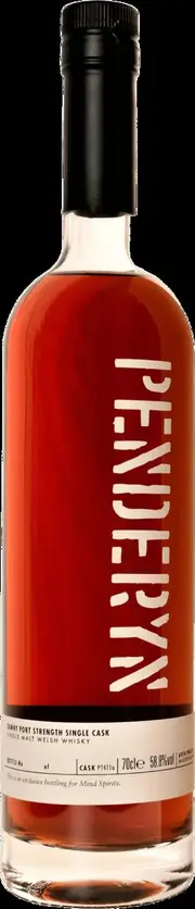 Penderyn Tawny Port Cask Strength Single Malt Welsh Whisky (700mL)
