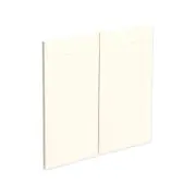 Kaboodle 600mm Antique White Alpine Rangehood Cabinet Doors - 2 Pack - Antique White 600mm