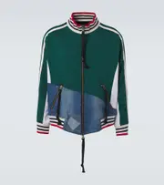 [Greg Lauren] Greg Lauren Denim track jacket AU 93 green