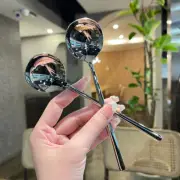 Long Handled Stainless Steel Soup Spoons Kitchen Cooking Utensil Rice Spoon CR