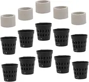 KONTONTY Planting Base for Aquarium Water Plant Fixator Rings 15pcs Large Planting Cups Breathing Rings