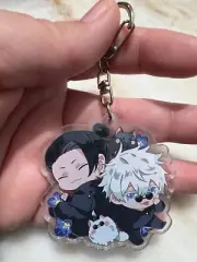 Geto And Satoru Chibi JJK Anime Acrylic Keychain