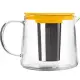 《IBILI》玻璃濾茶壺(黃1000ml) | 泡茶 下午茶 茶具