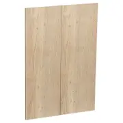 Kaboodle 900mm Hazelnut V Medium Modern Pantry Door - 2 Pack