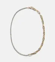 [Bucherer Fine Jewellery] Bucherer Fine Jewellery 18kt gold chain necklace with diamonds One size gold