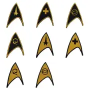 Star Trek Iron On Patch William Shatner Spock Leonard Nimoy Enterprise Picard
