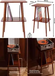 Crosley ST66-PA Manchester Entertainment Center Stand, Paprika, 18.5 Paprika