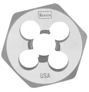3 Pack Metric Hexagon Die, 10mm x 1.25 9739