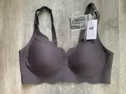 Angelhood Seamless Nursing Bra/Size L –Wireless Maternity Bralette with Extender