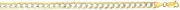 [JewelryWeb] 14k Gold Yellow White Finish 3.6mm Sparkle Cut Comfort Pave Curb Chain With Lobster Clasp Necklace Chain-Necklace for Women and Men