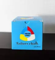 NIB: YDTC Triangle Tailors Chalk 10 Pieces: 2 Yellow 2 Pink 3 Blue 3 Beige
