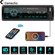 Car Stereo Audio In-Dash FM Aux Input Receiver SD USB MP3 Radio Player Bluetooth