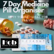 Easy to Use 7 DAY Pill Box Medicine Organiser Dispenser Compartment Storage