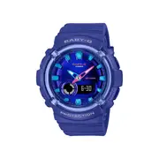 Casio Baby G Duo Dance In Neon Led Worldtime Stopwatch Alarm 100M Water Resistant Blue Case And Resin Band BGA280DN-2A