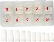 Ipetboom 500pcs Gothic Press on Nails Set Fake Nails for Women Halloween False Nails Kit Manicure Box Glue