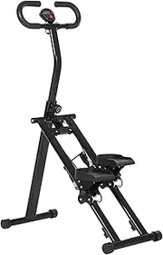 Vaveren Vertical Climber Climbing Machine Strength Training Non Slip Exercise Machine Home Stepper for Small Space Adults Living Room
