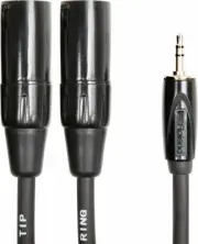 RCC-5-352XM Roland 5' Balanced interconnect cable—1/8-inch TRS to two XLR male