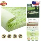Pressure Relief Cooling Mattress Pad Full - 3-Inch Medium-Firm Egg Crate Topper