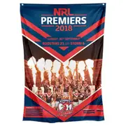 Sydney Roosters NRL 2018 Team Image Premiership Cape Wall Flag Banner